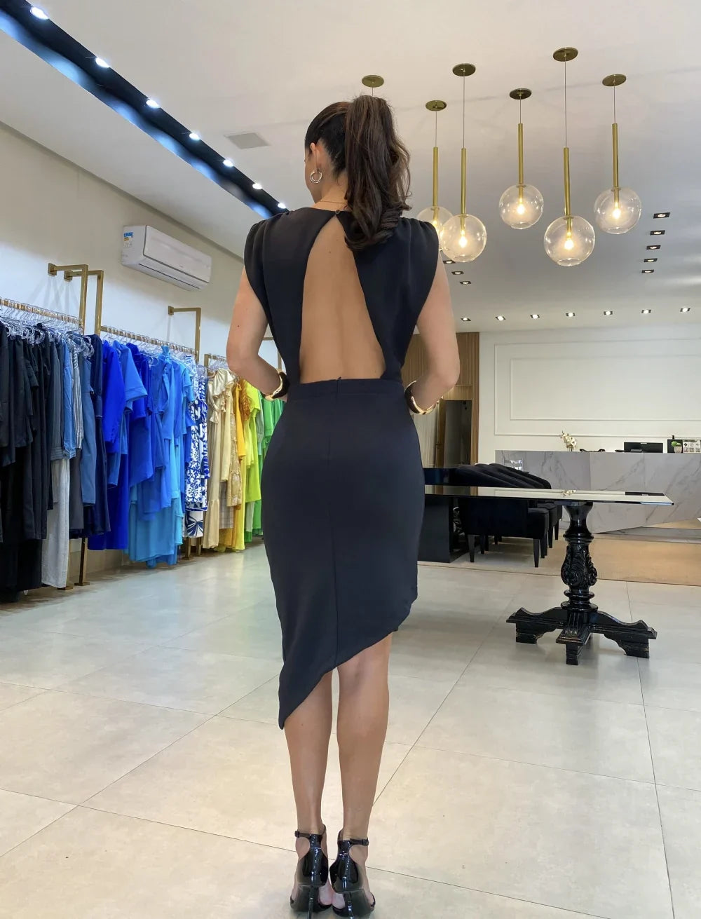 Diana | Asymetryczna elegancka sukienka wieczorowa