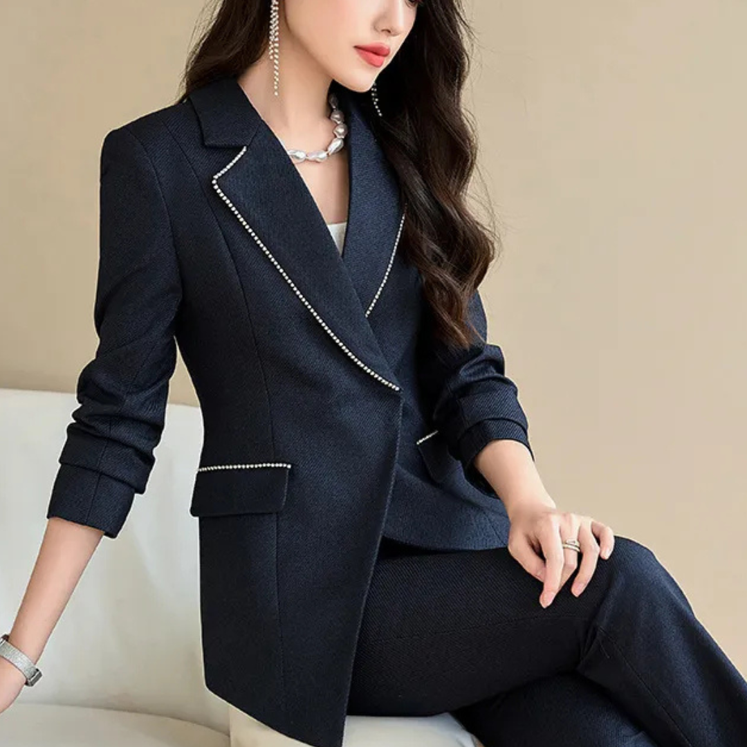 Martha | Wysokiej Jakości Garnitur, Elegancki Wygląd, Moda Jesienna