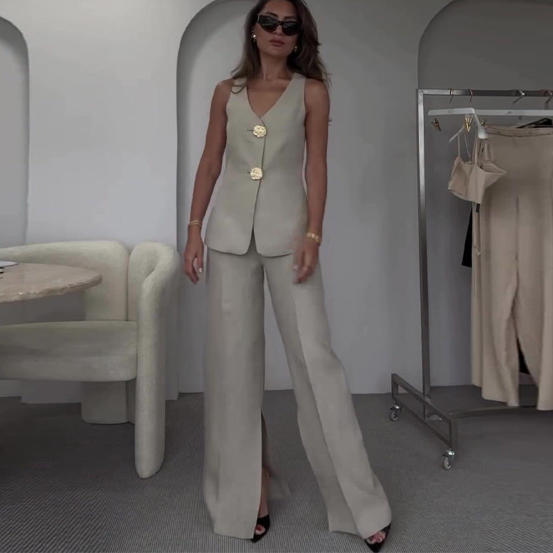 Tara | Elegancki bezrękawnik w wąskim kroju