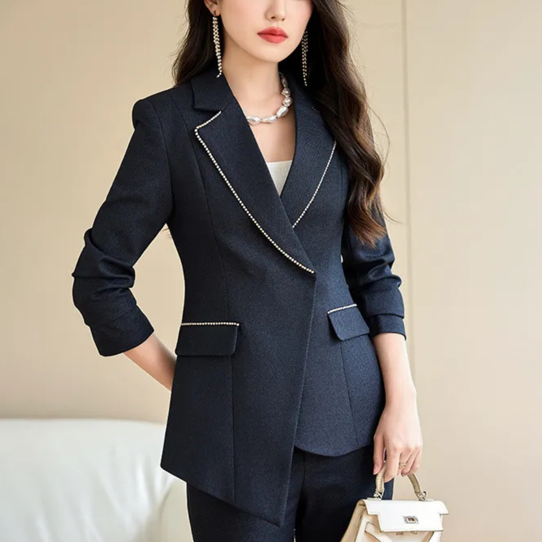 Martha | Wysokiej Jakości Garnitur, Elegancki Wygląd, Moda Jesienna